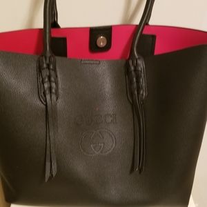 Designer Inspired black tote